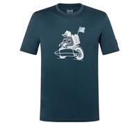 super.natural - Naked Bear Tee - Merino shirt size 56 - XXL, blue