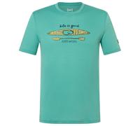super.natural - River Pleasure Tee - Merino shirt size L, turquoise