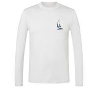 super.natural - Sailing Boat Bio Jersey L/S - Merino shirt size XL, white