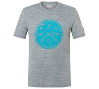 super.natural - Salt & Rock Tee - Merino shirt size 52 - L, grey