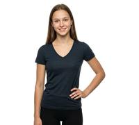 Super.natural Sierra140 V Neck Short Sleeve T-shirt Blue XS Woman