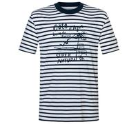 super.natural - Stripe Cote D'Azur Bio Jersey Tee - Merino shirt size M, grey