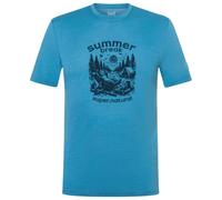 super.natural - Summer Break Tee - Merino shirt size XXL, blue