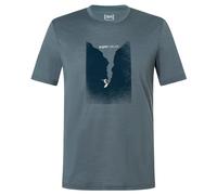 super.natural - The Wave Tee - Merino shirt size 56 - XXL, grey