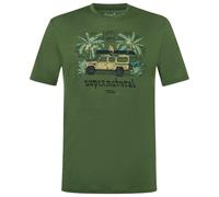 super.natural - Tropicar Tee - Merino shirt size XXL, olive