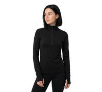 Super.natural Tundra175 Half Zip Long Sleeve T-shirt Black XL Women