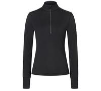 Super.natural Tundra175 Half Zip Long Sleeve T-shirt Black S Women