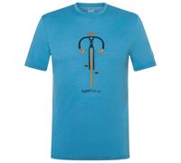 Super.natural Vintage Bike Regular Fit Short Sleeve T-shirt Blue L Men