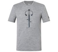 super.natural - Vintage Bike Tee - Merino shirt size 54 - XL, grey