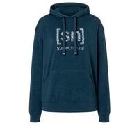 super.natural - Women's Arabesque Hoodie - Merino hoodie size L, blue