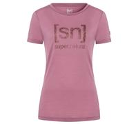 super.natural - Women's Arabesque Tee - Merino shirt size XS, pink