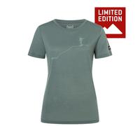 super.natural - Women's Bergglück Tee Exclusive - Merino shirt size M, turquoise