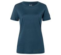 super.natural - Women's Casual Rib Bio Jersey Tee - Merino shirt size S, blue