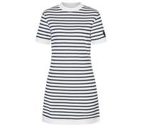 super.natural - Women's Casual Stripe Bio Dress - Dress size S, white/grey