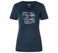 Super.natural Cote D´azur Slim Fit Short Sleeve T-shirt Blue S Woman