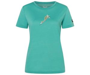 super.natural - Women's Duck Dive Tee - Merino shirt size XL, green/ various