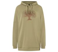 super.natural - Women's Feel Good Tok Hoodie - Hoodie size S, olive/sand