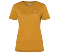 super.natural - Women's Gipfelglück Tee - Merino shirt size L, yellow