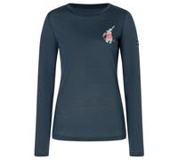 super.natural - Women's Lil Ski Bunny L/S - Longsleeve size L, blue