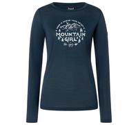 Super.natural Mountain Girl Regular Fit Long Sleeve T-shirt Blue L Woman