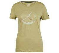 super.natural - Women's Mountain Mandala Tree Tee - Merino shirt size XL, olive
