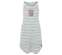 super.natural - Women's Relax Hibiskus Stripe Dress - Dress size L, grey/white