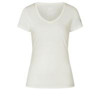 super.natural - Women's Sierra 140 V Neck - Merino shirt size XXL, white