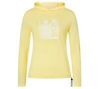 super.natural - Women's Stamp Light Print Hoodie - Merino hoodie size XS, sand
