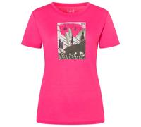 super.natural - Women's Summer Gondola Tee - Merino shirt size L, pink/ various