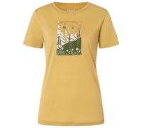 super.natural - Women's Summer Gondola Tee - Merino shirt size L, sahara / various