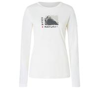 super.natural - Women's Super Mountain Bio Jersey L/S - Longsleeve size XS, white