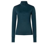 super.natural - Women's Tundra 175 Quarter Zip - Longsleeve size XL, blue