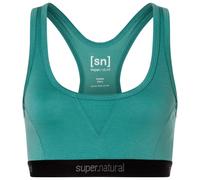 super.natural - Women's Tundra 220 Semplice Bra - Sports bra size S, turquoise