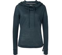 super.natural Women's Voyage Funnel Hooded Sweatshirt, Blueberry, XS