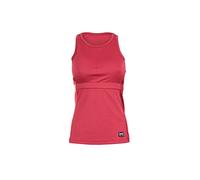 super.natural Women's W Active Block Merino Tank Top, womens, Merino tank top, SNW007720, Indian red/coral rose, XS