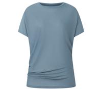 super.natural - Women's Yoga Loose Tee - T-shirt size M, grey/turquoise