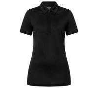 Super.natural Zip Short Sleeve Polo Black M Women