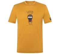 Super.natural Wood Crafti Regular Fit Short Sleeve T-shirt Yellow L Man