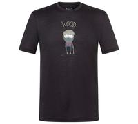 super.natural - Wood Crafti Tee - Merino shirt size S, grey