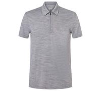 Super.natural Zip Short Sleeve Polo Blue L Men
