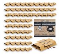 Super Ninja Cockroaches Killer - 60 Traps - Highly Effective Ecological Cockroach Trap - User Friendly - Up To 3 Months Per Trap