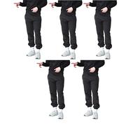 Super Nova Pack of 3/5 Men's Joggers - Comfortable, Stylish, and Versatile | The Ultimate Comfort & Style | Jogging Pants Mens Tracksuit | Casual Mens (UK, Alpha, XL, Regular, Regular, 5, BLACK)