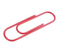 Super Paper Clips Vinyl Coated, 30 Pack 4 Inch Assorted Color Jumbo Paper Clip Holder, Multicolored