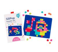 SUPER PETIT - SILIPOP MOSAICS CLIP ON - Mosaic Art - Infinite coloured creations - White - FROM 3 YEARS