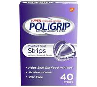 Super PoliGrip Comfort Seal Strips Denture Adhesive - 40 Strips