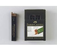 FABER CASTELL 721409 0.5 mm 2B Mechanical Pencil Lead (Pack of 12)
