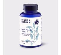 Higher Nature - Omega 3 2000mg with 1000mg EPA & 500mg DHA Per Serving - Super Potency Omega 3 True Food® Formula Fish Oil Supplement - Supports Eye, Brain & Heart Health - 60 Capsules