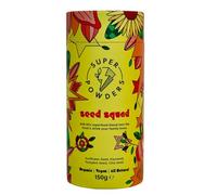 Super Powders - Seed Squad - Organic Superfood Seeds for The Whole Family, Including Children and Fussy Eaters. Natural Vegan Protein Boost. Sunflower, Chia, Flaxseed. 30 Servings. Recommeded +3
