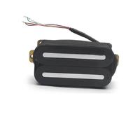 Super Power Dual Hot Rail Ceramic Humbucker Electric Guitar N-10K/B-16K Double Coil Pickup Coil Splitting Pickup Black(Bridge)