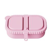 Super Practical Compartment Silicone Food Storage Container Ideal for Family Events and Travel Adventures (B, One Size)